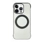 Frameless Leather-Skin PC MagSafe Holder Phone Case, For iPhone 12 Pro, For iPhone 11 Pro Max, For iPhone 11