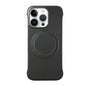 Frameless Leather-Skin PC MagSafe Holder Phone Case, For iPhone 13, For iPhone 12, For iPhone 12 Pro Max