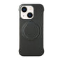 Frameless Leather-Skin PC MagSafe Holder Phone Case, For iPhone 13, For iPhone 12, For iPhone 12 Pro Max