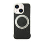 Frameless Leather-Skin PC MagSafe Holder Phone Case, For iPhone 14 Plus, For iPhone 14, For iPhone 14 Pro