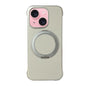 Frameless Leather-Skin PC MagSafe Holder Phone Case, For iPhone 15 Pro, For iPhone 15 Plus, For iPhone 15