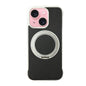 Frameless Leather-Skin PC MagSafe Holder Phone Case, For iPhone 15 Pro, For iPhone 15 Plus, For iPhone 15