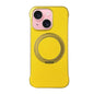 Frameless Leather-Skin PC MagSafe Holder Phone Case, For iPhone 15 Pro, For iPhone 15 Plus, For iPhone 15
