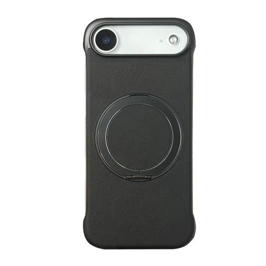 Frameless Leather-Skin PC MagSafe Holder Phone Case, For iPhone Air, For iPhone 16 Pro Max, For iPhone 16 Pro