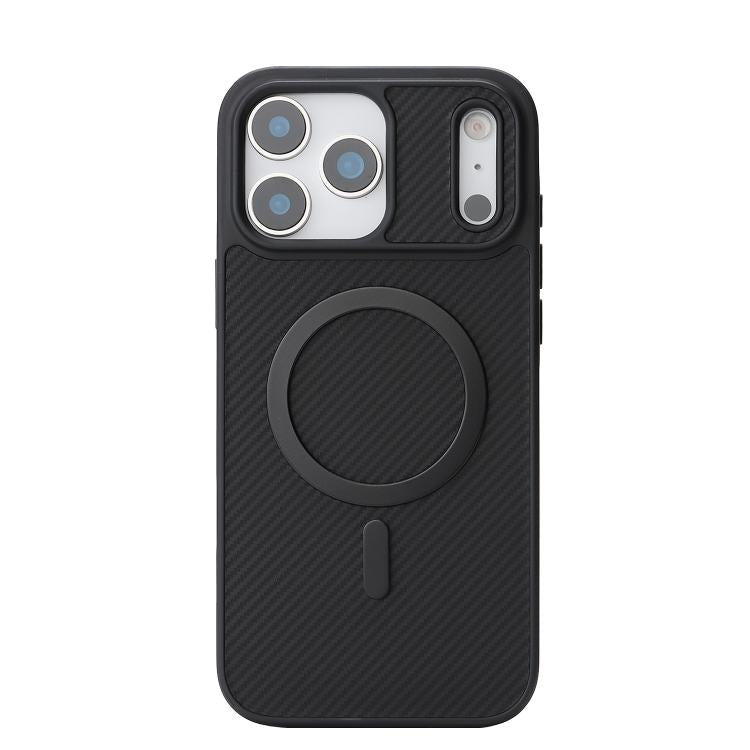 Carbon Fiber MagSafe Faux Leather Phone Case, For iPhone 17 Pro, For iPhone 17, For iPhone Air, For iPhone 16 Pro Max