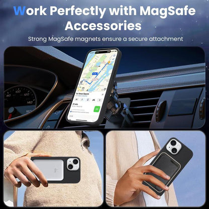 Carbon Fiber MagSafe Faux Leather Phone Case, For iPhone 14, For iPhone 14 Pro, For iPhone 14 Pro Max, For iPhone 13 Pro Max