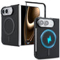 Carbon Fiber MagSafe Faux Leather Phone Case, For iPhone Duo, For iPhone 18 Pro, For iPhone 18 Pro Max, For iPhone 17 Pro Max