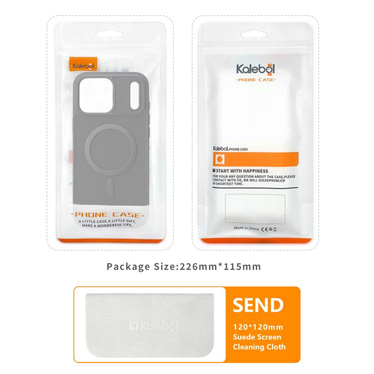 Kalebol Carbon Fiber MagSafe Phone Case, For iPhone 17 Pro Max, For iPhone 17 Pro, For iPhone 17, For iPhone Air