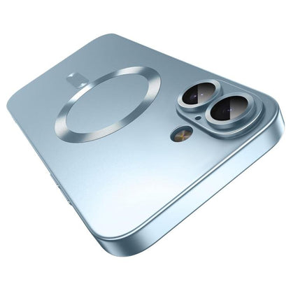 Ultra thin Metallic TPU MagSafe Phone Case with Lens Film, For iPhone 16 Plus, For iPhone 16, For iPhone 15 Pro Max, For iPhone 15 Pro, For iPhone 15 Plus, For iPhone 15