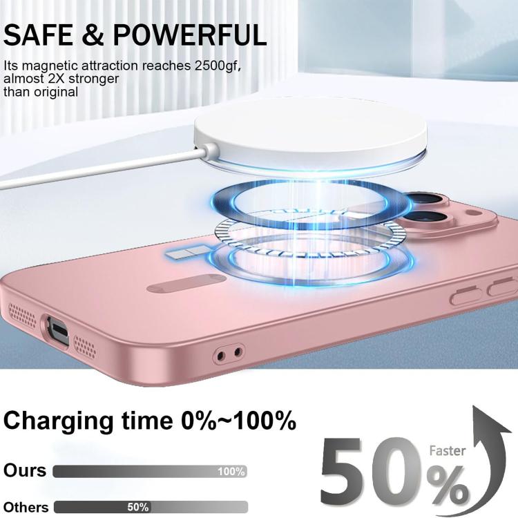 Ultra thin Metallic TPU MagSafe Phone Case with Lens Film, For iPhone 15 Plus, For iPhone 15, For iPhone 14 Plus, For iPhone 14, For iPhone 14 Pro, For iPhone 14 Pro Max