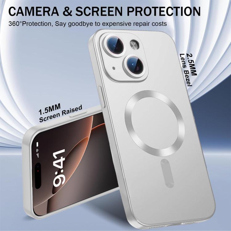 Ultra thin Metallic TPU MagSafe Phone Case with Lens Film, For iPhone 13