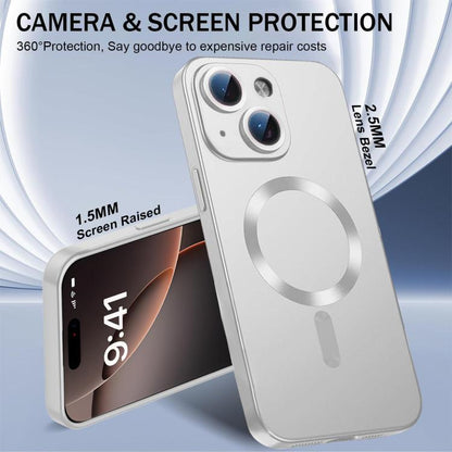 Ultra thin Metallic TPU MagSafe Phone Case with Lens Film, For iPhone 13