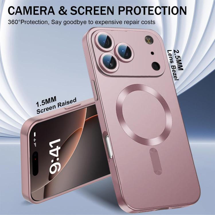 Ultra thin Metallic TPU MagSafe Phone Case with Lens Film, For iPhone 18 Pro, For iPhone 18 Pro Max, For iPhone 17 Pro Max, For iPhone 17 Pro, For iPhone 17, For iPhone Air