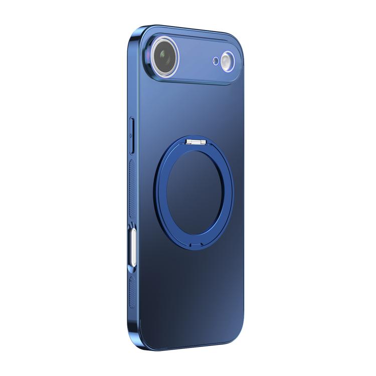 360 Degree Rotating Holder MagSafe Electroplated Phone Case with Lens Cover, For iPhone Air, For iPhone 16 Pro Max, For iPhone 16 Pro