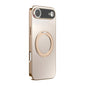 360 Degree Rotating Holder MagSafe Electroplated Phone Case with Lens Cover, For iPhone Air, For iPhone 16 Pro Max, For iPhone 16 Pro