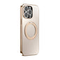 360 Degree Rotating Holder MagSafe Electroplated Phone Case with Lens Cover, For iPhone Air, For iPhone 16 Pro Max, For iPhone 16 Pro