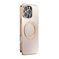 360 Degree Rotating Holder MagSafe Electroplated Phone Case with Lens Cover, For iPhone Air, For iPhone 16 Pro Max, For iPhone 16 Pro