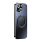 360 Degree Rotating Holder MagSafe Electroplated Phone Case with Lens Cover, For iPhone 15, For iPhone 14, For iPhone 14 Pro