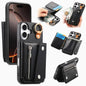 Dream Wallet D Buckle Leather Back Cover Phone Case, For iPhone 17e / 16e, For iPhone 17 Pro Max, For iPhone 17 Pro, For iPhone 17