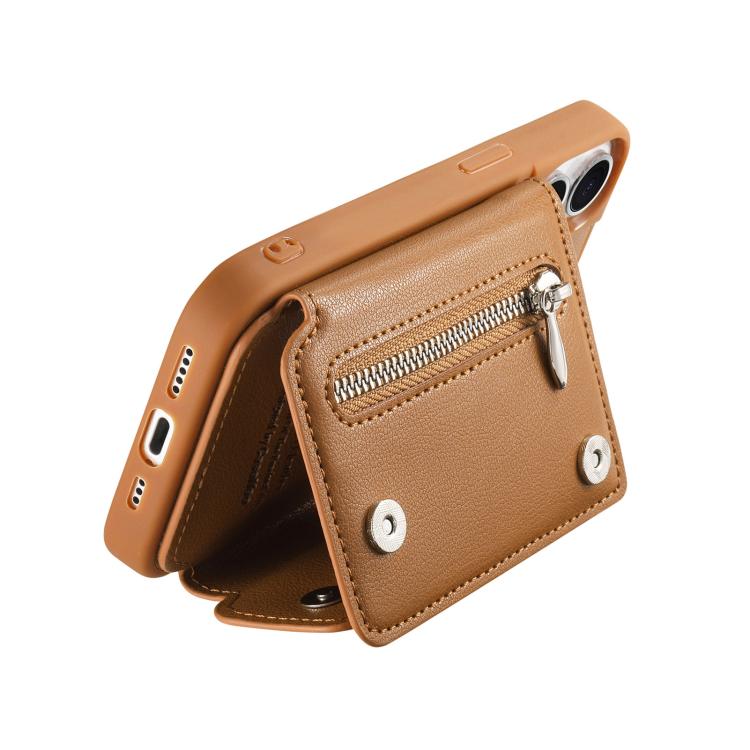 Dream Wallet D Buckle Leather Back Cover Phone Case, For iPhone Air, For iPhone 16 Pro Max, For iPhone 16 Pro, For iPhone 16 Plus