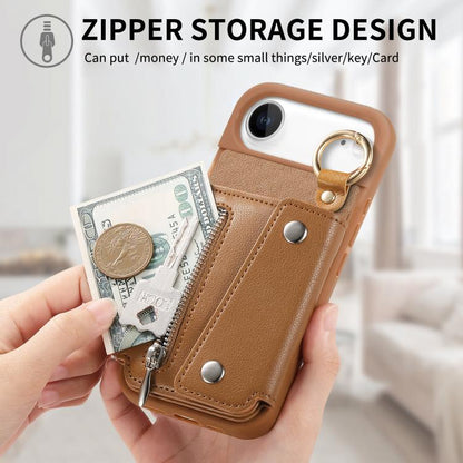 Dream Wallet D Buckle Leather Back Cover Phone Case, For iPhone Air, For iPhone 16 Pro Max, For iPhone 16 Pro, For iPhone 16 Plus