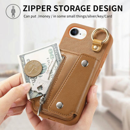 Dream Wallet D Buckle Leather Back Cover Phone Case, For iPhone 17e / 16e, For iPhone 17 Pro Max, For iPhone 17 Pro, For iPhone 17