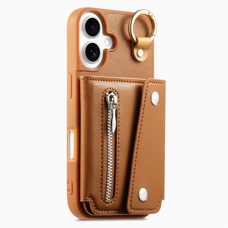 Dream Wallet D Buckle Leather Back Cover Phone Case, For iPhone 16, For iPhone 15 Pro Max, For iPhone 15 Pro, For iPhone 15 Plus