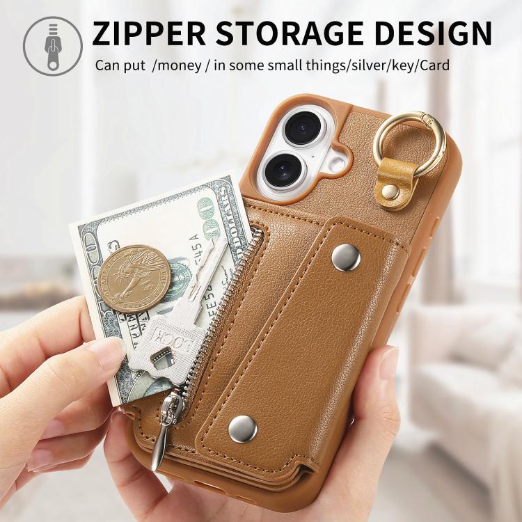 Dream Wallet D Buckle Leather Back Cover Phone Case, For iPhone 16, For iPhone 15 Pro Max, For iPhone 15 Pro, For iPhone 15 Plus