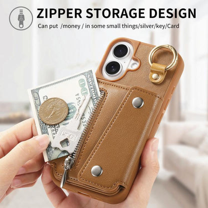 Dream Wallet D Buckle Leather Back Cover Phone Case, For iPhone 16, For iPhone 15 Pro Max, For iPhone 15 Pro, For iPhone 15 Plus