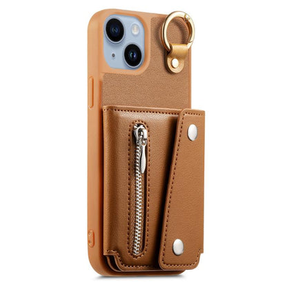Dream Wallet D Buckle Leather Back Cover Phone Case, For iPhone 15, For iPhone 14 Plus, For iPhone 14, For iPhone 14 Pro