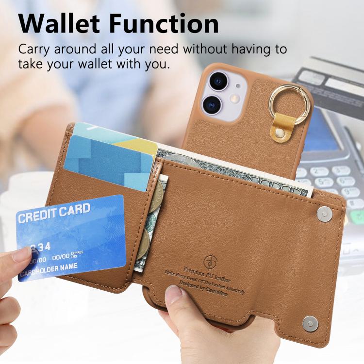 Dream Wallet D Buckle Leather Back Cover Phone Case, For iPhone 11 Pro