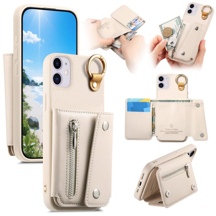 Dream Wallet D Buckle Leather Back Cover Phone Case, For iPhone 11 Pro