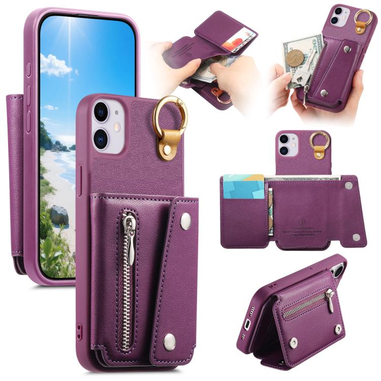 Dream Wallet D Buckle Leather Back Cover Phone Case, For iPhone 11 Pro