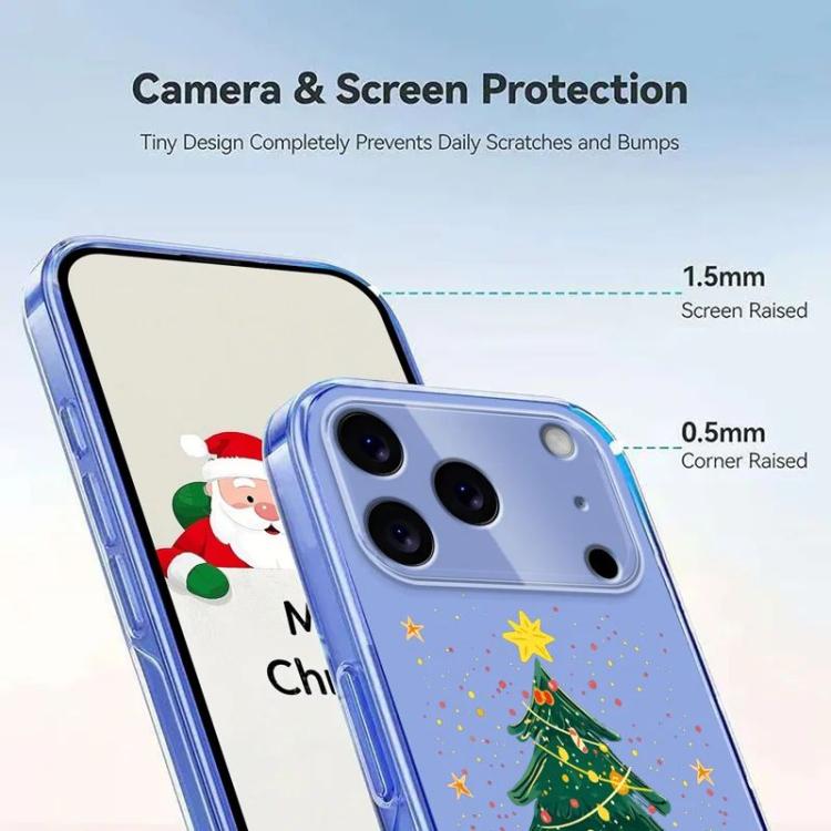 Christmas-themed Printed TPU Phone Case, For iPhone 17 Pro Max, For iPhone 17 Pro, For iPhone 17, For iPhone Air