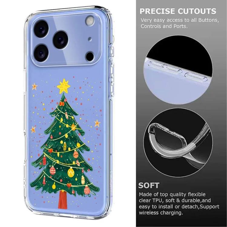 Christmas-themed Printed TPU Phone Case, For iPhone 17 Pro Max, For iPhone 17 Pro, For iPhone 17, For iPhone Air