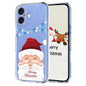 Christmas-themed Printed TPU Phone Case, For iPhone 16 Pro Max, For iPhone 16 Pro, For iPhone 16, For iPhone 15 Pro Max
