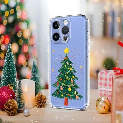 Christmas-themed Printed TPU Phone Case, For iPhone 15 Pro, For iPhone 15