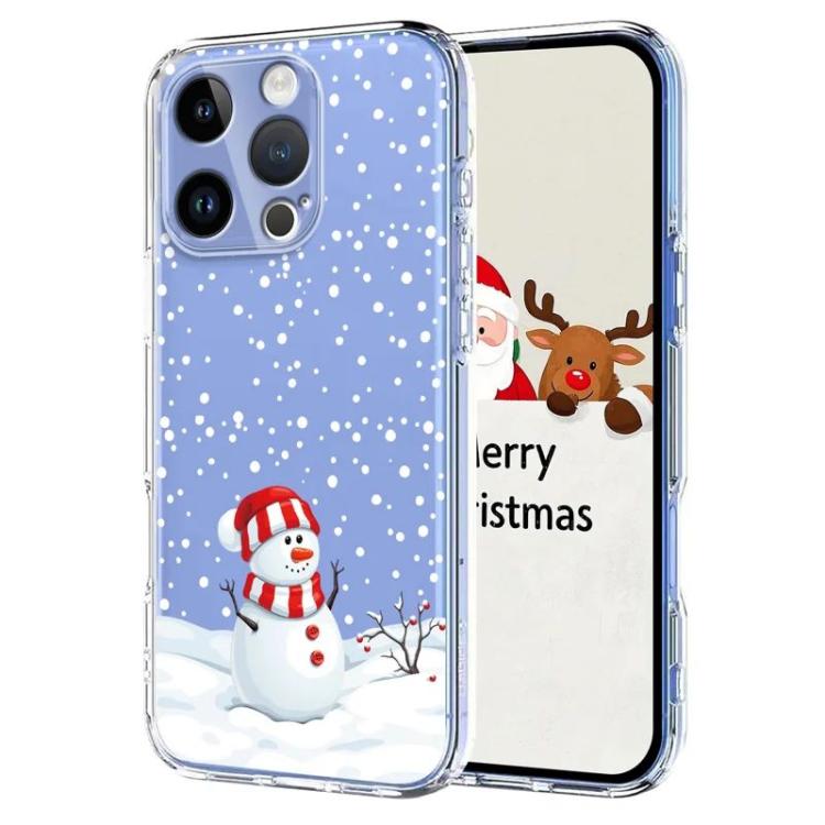 Christmas-themed Printed TPU Phone Case, For iPhone 15 Pro, For iPhone 15