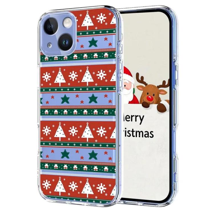 Christmas-themed Printed TPU Phone Case, For iPhone 15 Pro, For iPhone 15