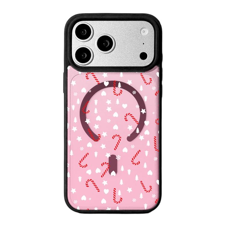 Christmas Series Strong Magnetic Painted Black Edge Phone Case, For iPhone 17 Pro Max