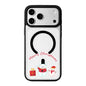 Christmas Series Strong Magnetic Painted Black Edge Phone Case, For iPhone 17 Pro Max