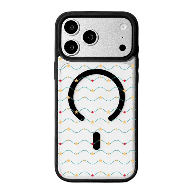 Christmas Series Strong Magnetic Painted Black Edge Phone Case, For iPhone 17 Pro Max