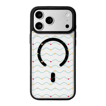 Christmas Series Strong Magnetic Painted Black Edge Phone Case, For iPhone 17 Pro Max
