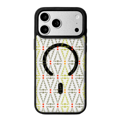 Christmas Series Strong Magnetic Painted Black Edge Phone Case, For iPhone 17 Pro Max