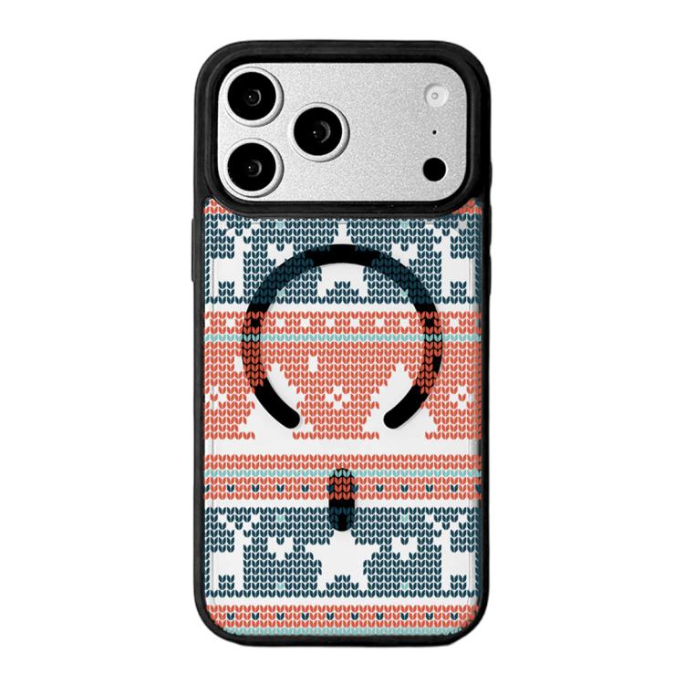 Christmas Series Strong Magnetic Painted Black Edge Phone Case, For iPhone 17 Pro Max