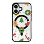 Christmas Series Strong Magnetic Painted Black Edge Phone Case, For iPhone 17