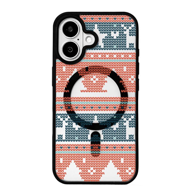 Christmas Series Strong Magnetic Painted Black Edge Phone Case, For iPhone 17