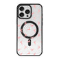Christmas Series Strong Magnetic Painted Black Edge Phone Case, For iPhone 16 Pro