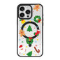 Christmas Series Strong Magnetic Painted Black Edge Phone Case, For iPhone 16 Pro