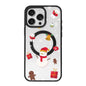 Christmas Series Strong Magnetic Painted Black Edge Phone Case, For iPhone 16 Pro